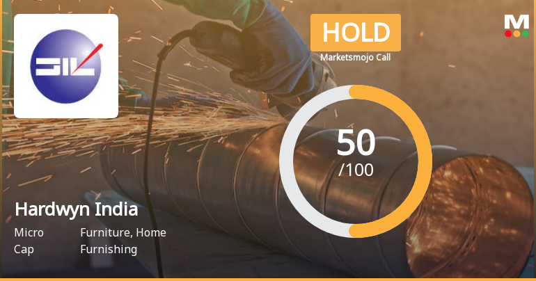 Hardwyn India Ltd is Rated Hold by MarketsMOJO