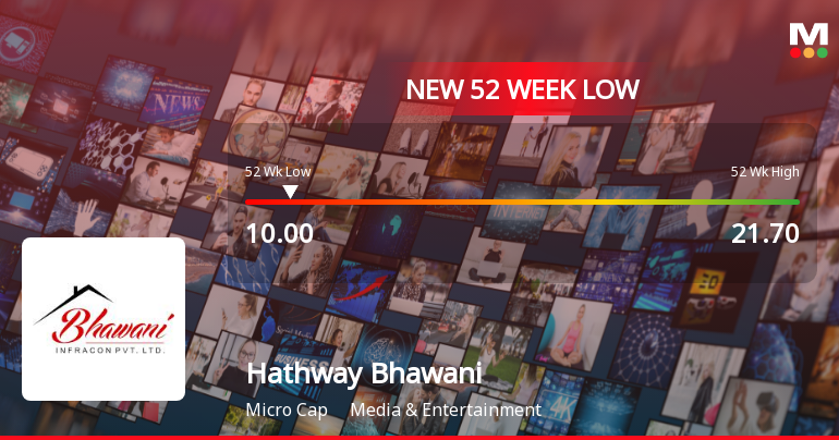 Markets Rally, But Hathway Bhawani Cabletel & Datacom Ltd Sinks to 52-Week Low in Stock-Specific Sell-Off