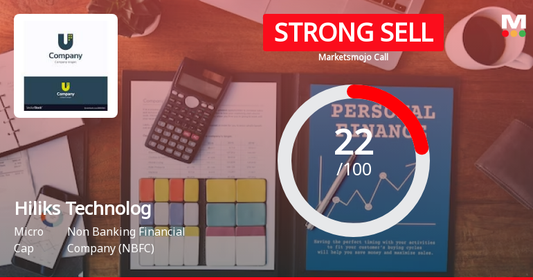 Hiliks Technologies Ltd is Rated Strong Sell