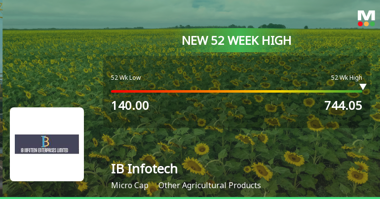 IB Infotech Enterprises Ltd Hits New 52-Week High of Rs.744.05
