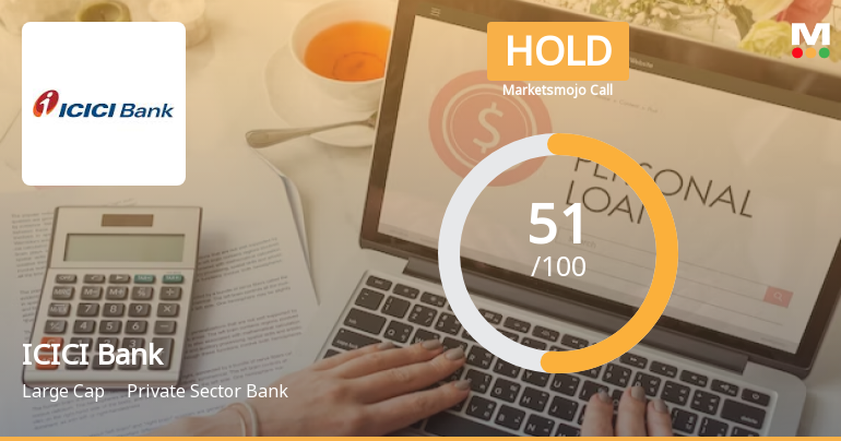 ICICI Bank Ltd. is Rated Hold by MarketsMOJO