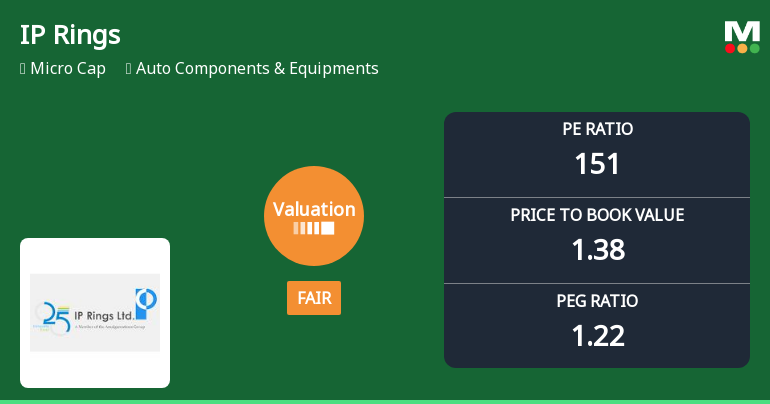 IP Rings Ltd Valuation Shifts to Fair Amidst Elevated Price Multiples