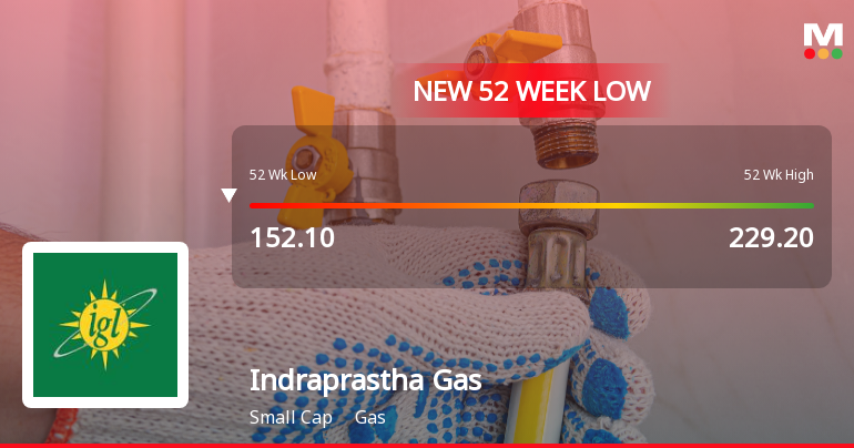 Markets Rally, But Indraprastha Gas Ltd Sinks to 52-Week Low in Stock-Specific Sell-Off
