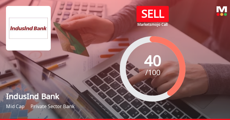 IndusInd Bank Downgraded to Sell Amid Weak Financials and Technical Setbacks