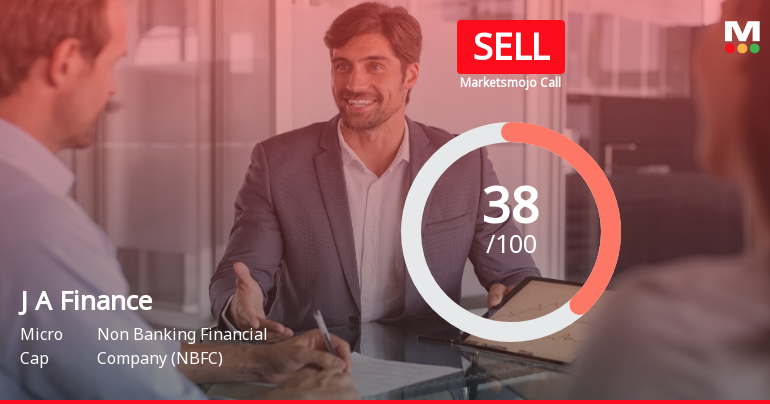 J A Finance Ltd Upgraded to Sell by MarketsMOJO Amid Mixed Technical and Fundamental Signals