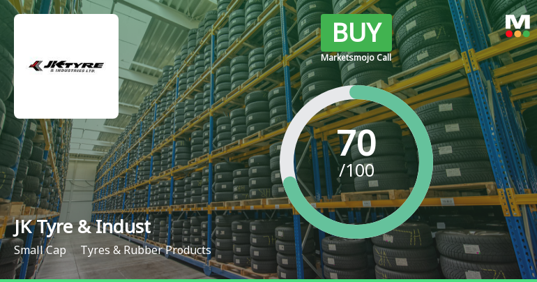 JK Tyre & Industries Ltd is Rated Buy
