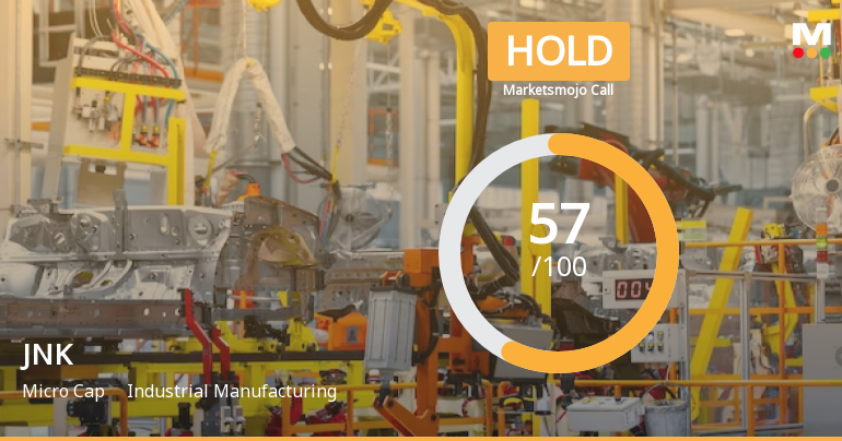 JNK India Ltd is Rated Hold by MarketsMOJO