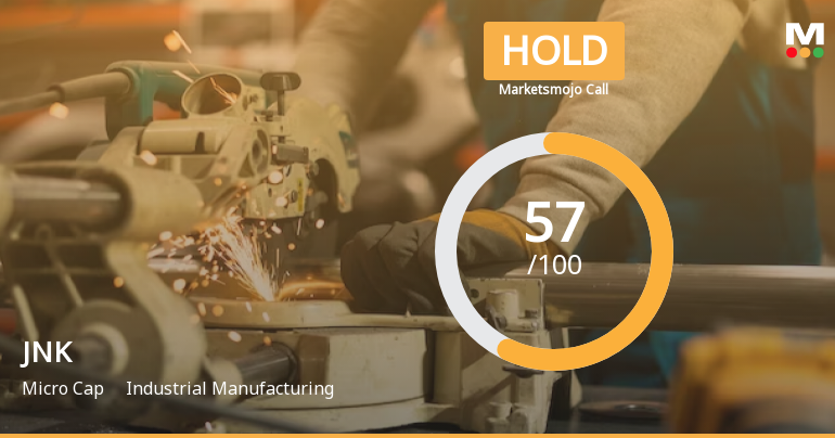 JNK India Ltd is Rated Hold by MarketsMOJO