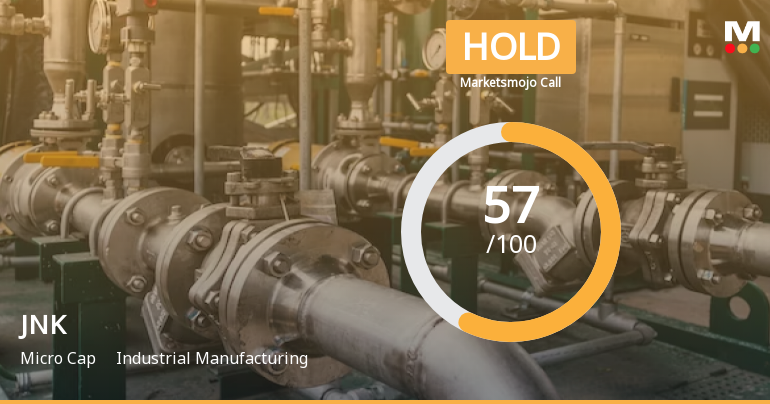 JNK India Ltd is Rated Hold by MarketsMOJO