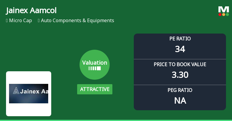 Jainex Aamcol Ltd Valuation Shifts Signal Improved Price Attractiveness Amid Mixed Returns