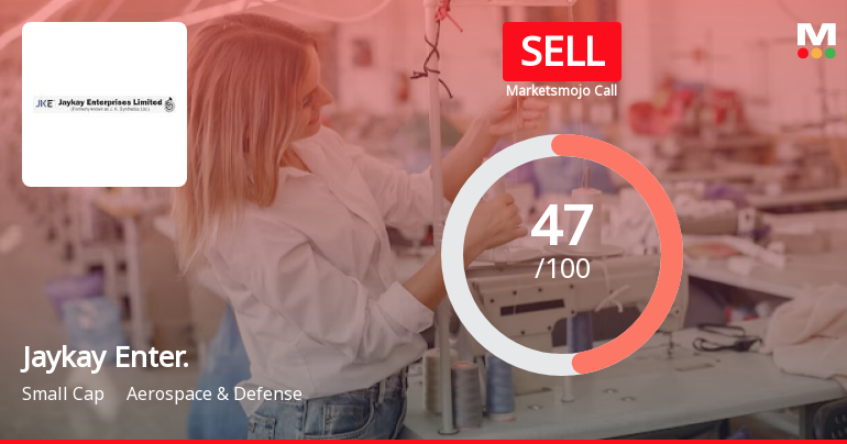Jaykay Enterprises Ltd is Rated Sell