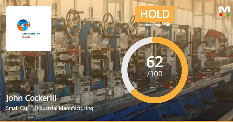 John Cockerill India Ltd is Rated Hold