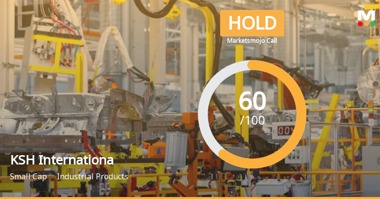 KSH International Ltd is Rated Hold by MarketsMOJO