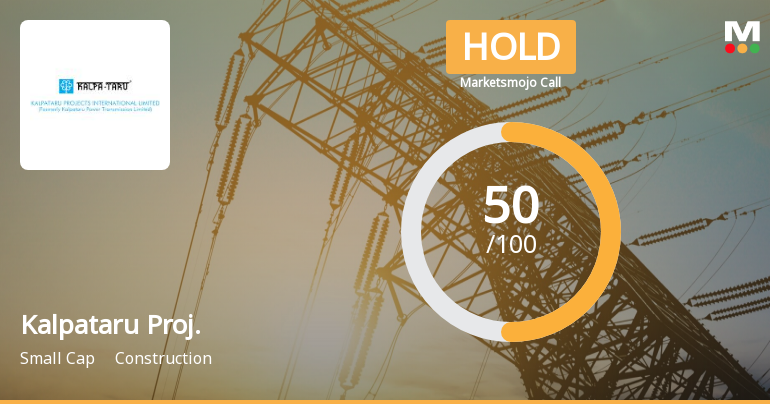 Kalpataru Projects International Ltd is Rated Hold
