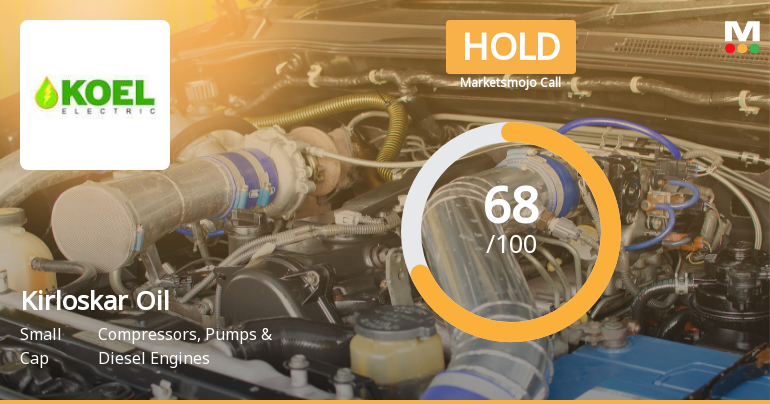 Kirloskar Oil Engines Ltd Downgraded to Hold Amid Mixed Technical and Valuation Signals
