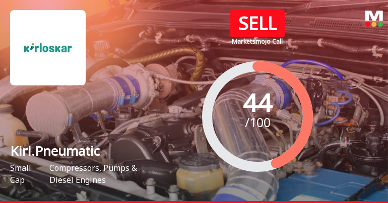 Kirloskar Pneumatic Downgraded to Sell Amid Technical Weakness and Valuation Concerns