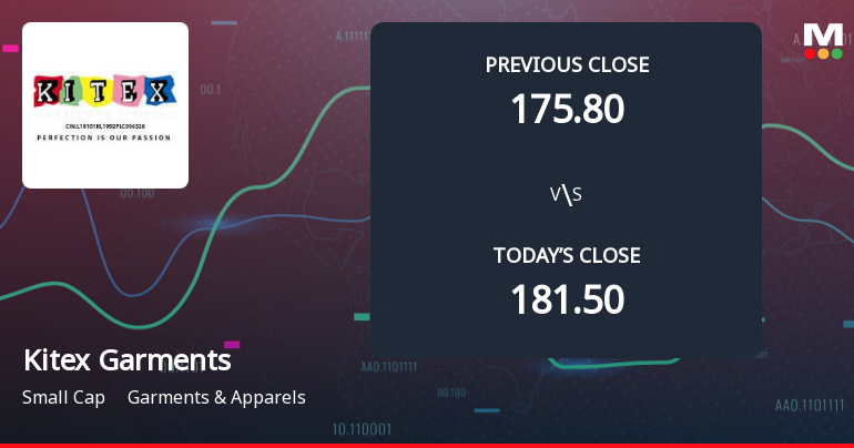 Kitex Garments Ltd Opens with Significant Gap Down Amid Market Concerns