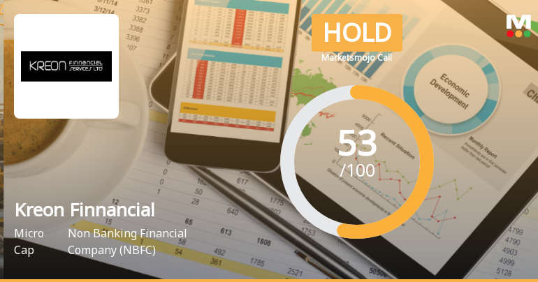 Kreon Finnancial Services Ltd Upgraded to Hold on Technical and Financial Improvements