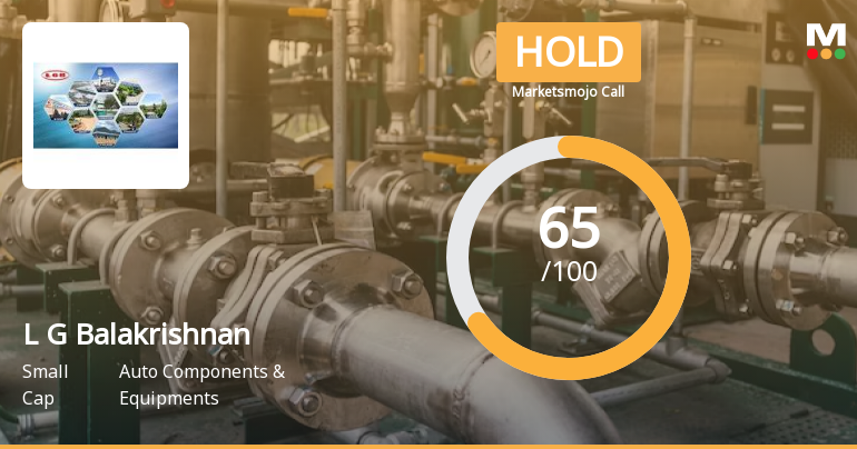 L G Balakrishnan & Bros Ltd is Rated Hold by MarketsMOJO