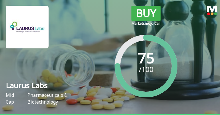 Laurus Labs Ltd is Rated Buy by MarketsMOJO