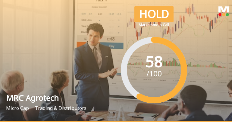MRC Agrotech Ltd is Rated Hold by MarketsMOJO