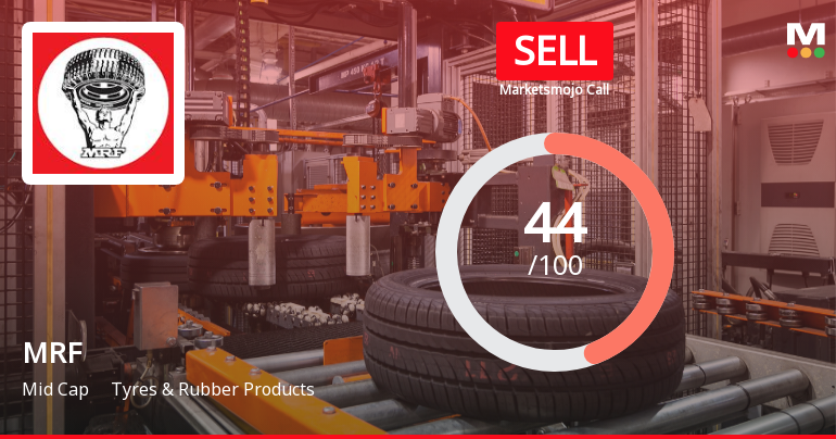 MRF Ltd. Downgraded to Sell by MarketsMOJO Amid Technical Weakness and Valuation Concerns