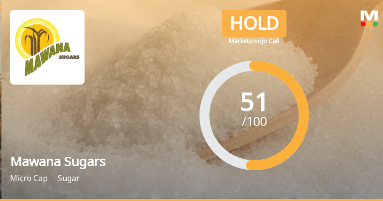 Mawana Sugars Ltd Upgraded to Hold on Improved Technicals and Financial Metrics