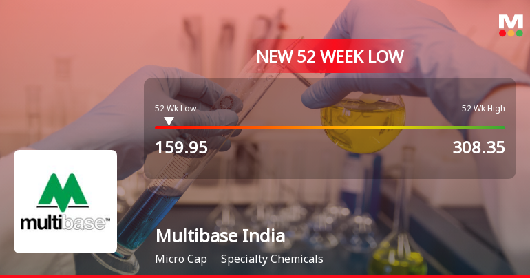 Multibase India Ltd Falls to 52-Week Low Amid Continued Downtrend