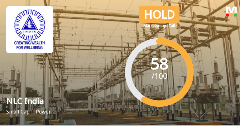 NLC India Ltd. is Rated Hold by MarketsMOJO