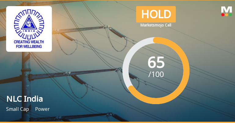 NLC India Ltd. is Rated Hold by MarketsMOJO