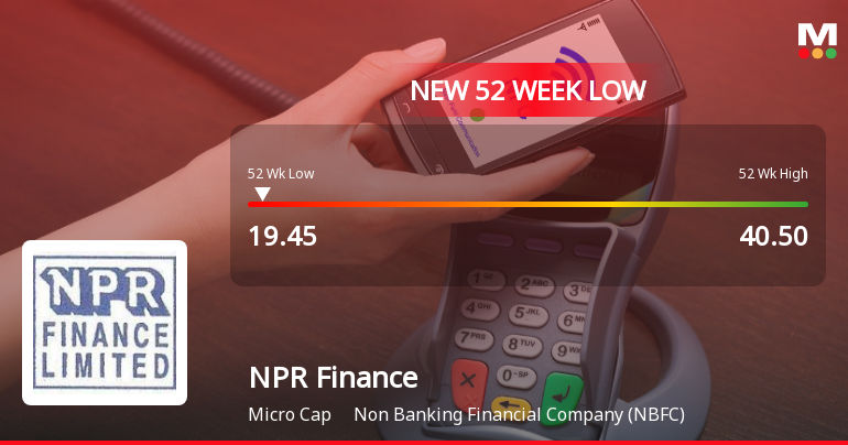 NPR Finance Ltd Stock Hits 52-Week Low Amid Continued Downtrend
