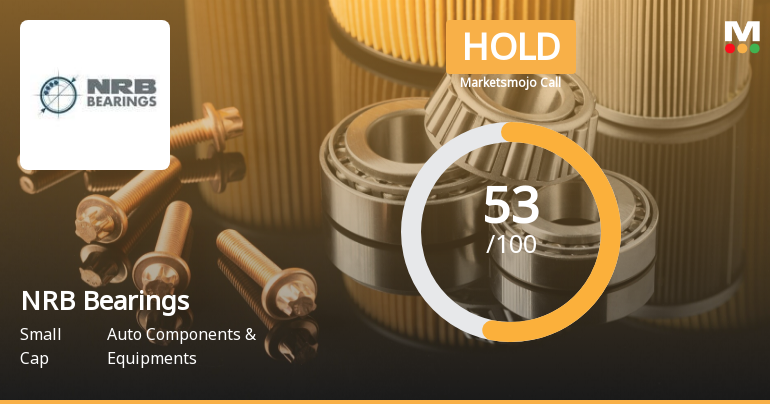 NRB Bearings Ltd is Rated Hold by MarketsMOJO
