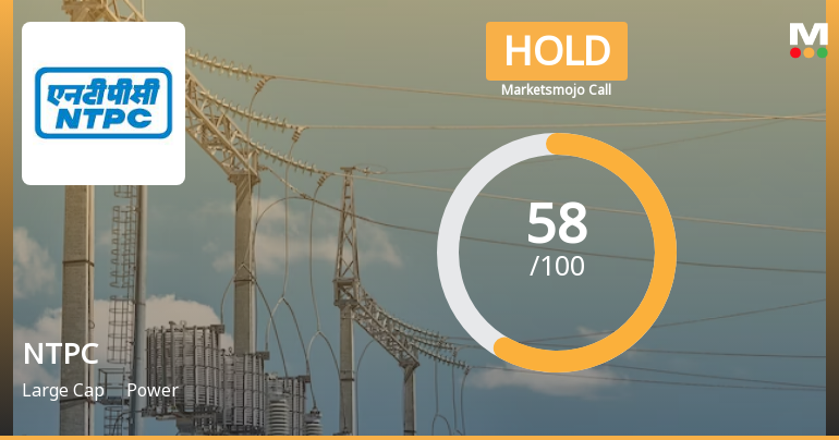 NTPC Ltd. is Rated Hold by MarketsMOJO