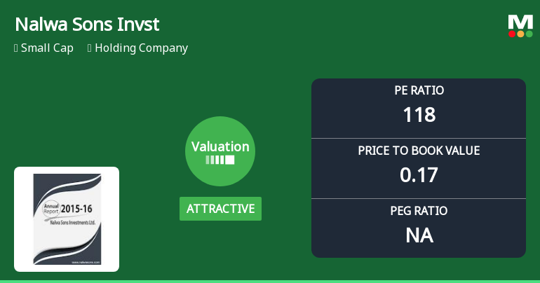 Nalwa Sons Investments Ltd Valuation Shifts Signal Attractive Entry Amid Mixed Returns