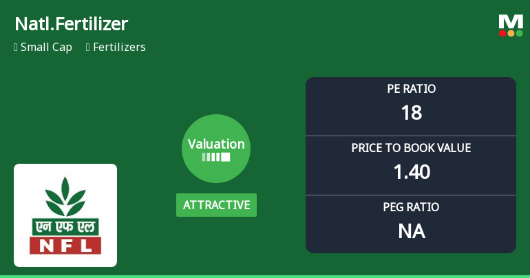 National Fertilizer Ltd Valuation Shifts Signal Renewed Price Attractiveness Amid Market Pressure