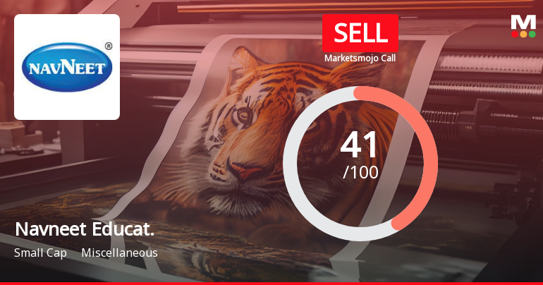 Navneet Education Ltd is Rated Sell