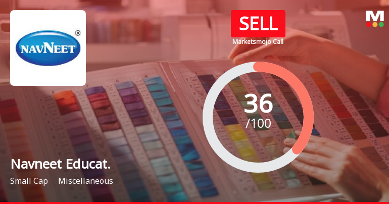 Navneet Education Ltd is Rated Sell