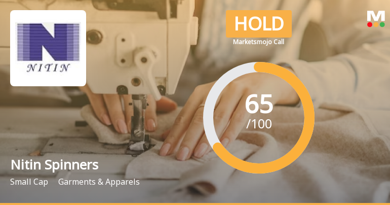 Nitin Spinners Ltd is Rated Hold by MarketsMOJO