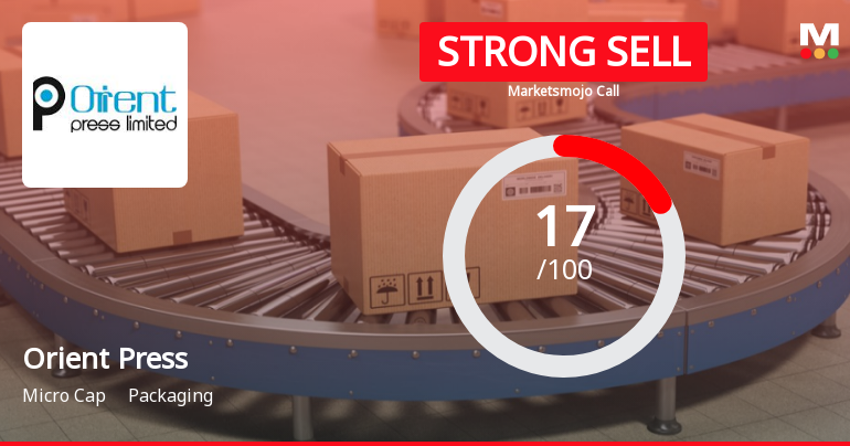 Orient Press Ltd is Rated Strong Sell