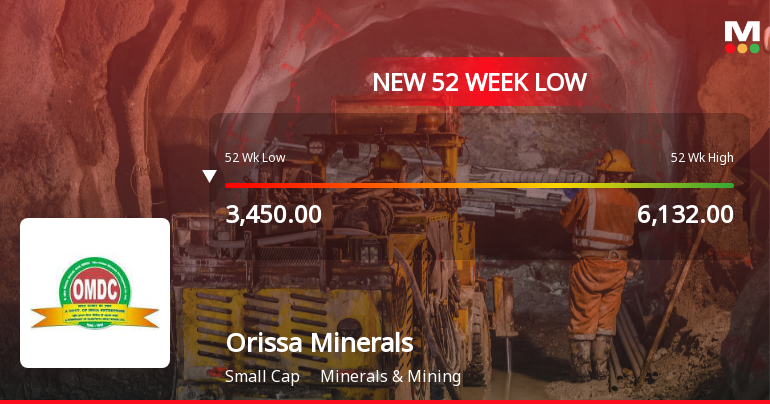 Markets Rally, But Orissa Minerals Development Company Ltd Sinks to 52-Week Low in Stock-Specific Sell-Off