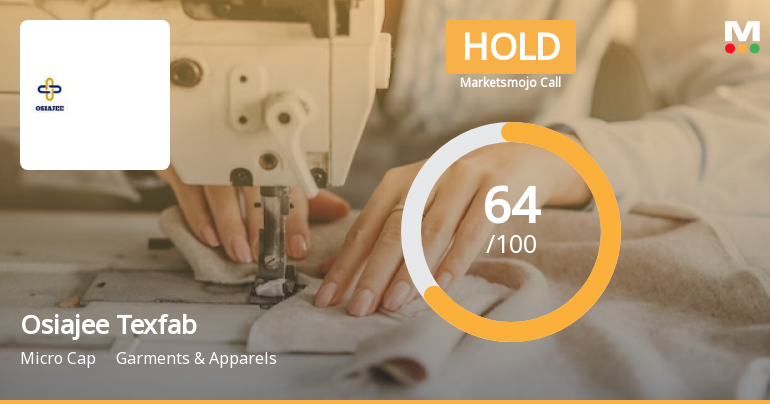Osiajee Texfab Ltd is Rated Hold