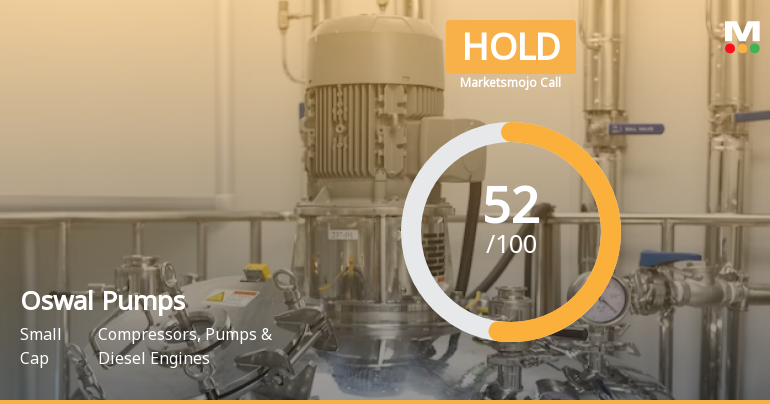 Oswal Pumps Ltd is Rated Hold by MarketsMOJO