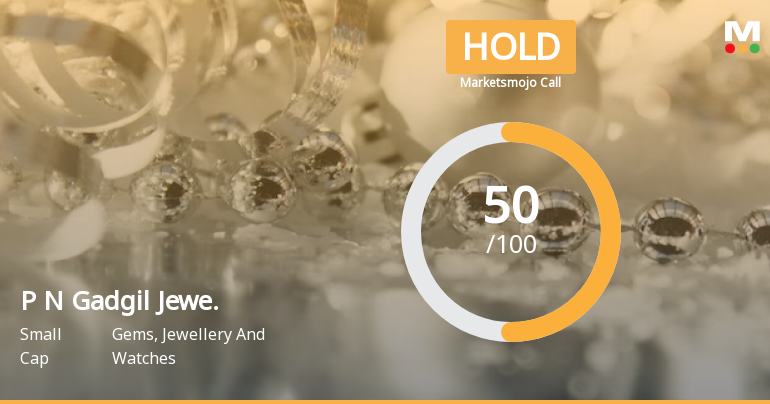 P N Gadgil Jewellers Ltd is Rated Hold