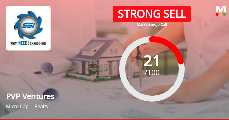 PVP Ventures Ltd is Rated Strong Sell