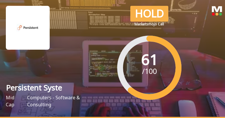 Persistent Systems Ltd is Rated Hold by MarketsMOJO