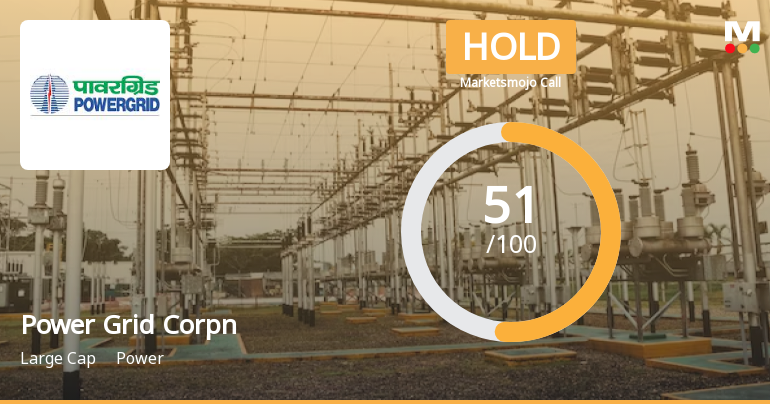 Power Grid Corporation of India Ltd Upgraded to Hold by MarketsMOJO on Technical Improvements