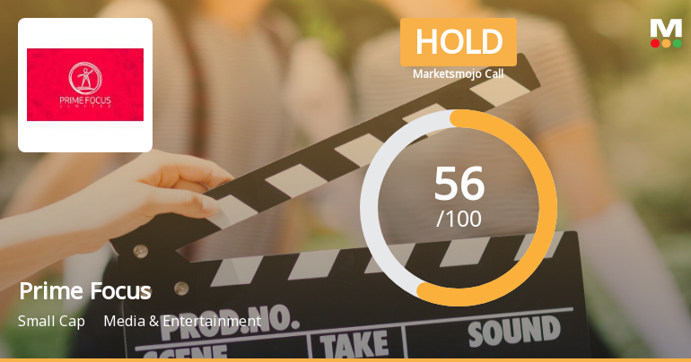 Prime Focus Ltd is Rated Hold by MarketsMOJO