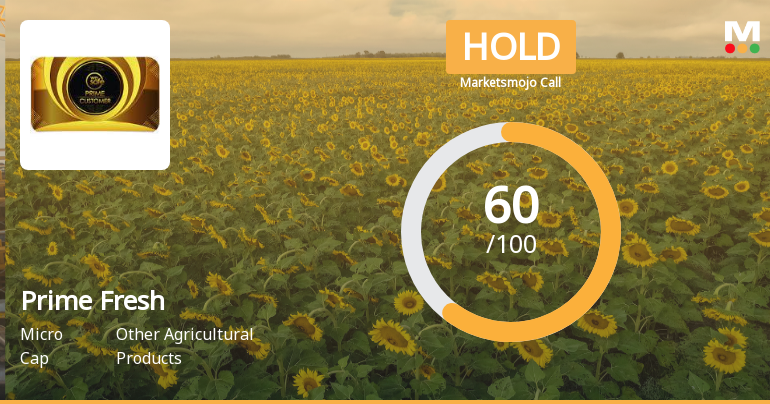 Prime Fresh Ltd Downgraded to Hold Amid Mixed Technicals and Valuation Concerns