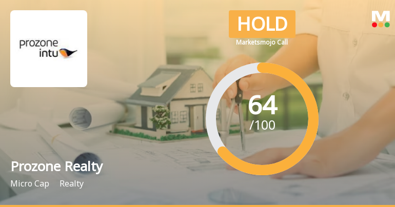 Prozone Realty Ltd is Rated Hold by MarketsMOJO