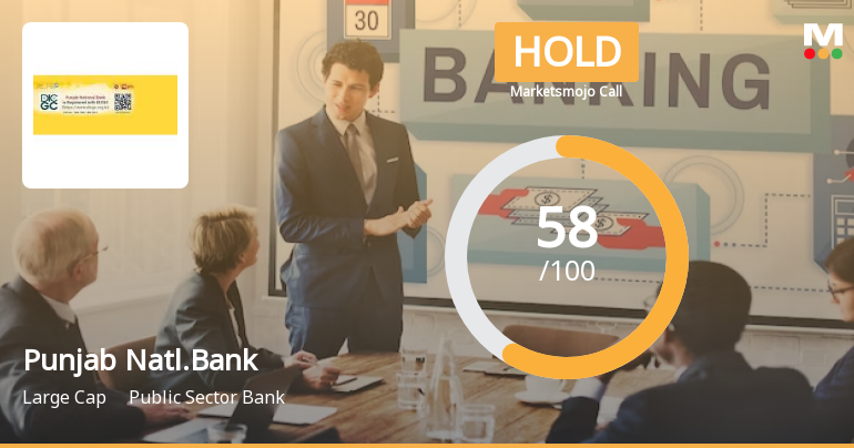 Punjab National Bank is Rated Hold by MarketsMOJO